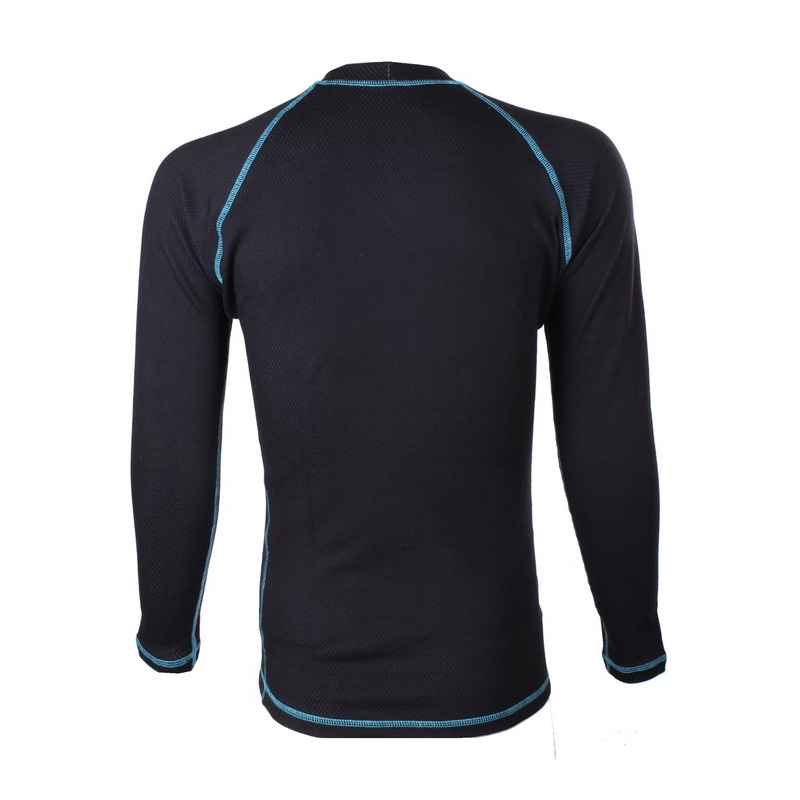 Termo triko RSA Heat černo - modré dlouhý rukáv