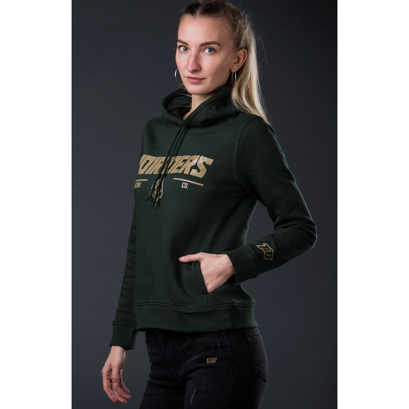 Dámská mikina 101 Riders FF Pines zelená