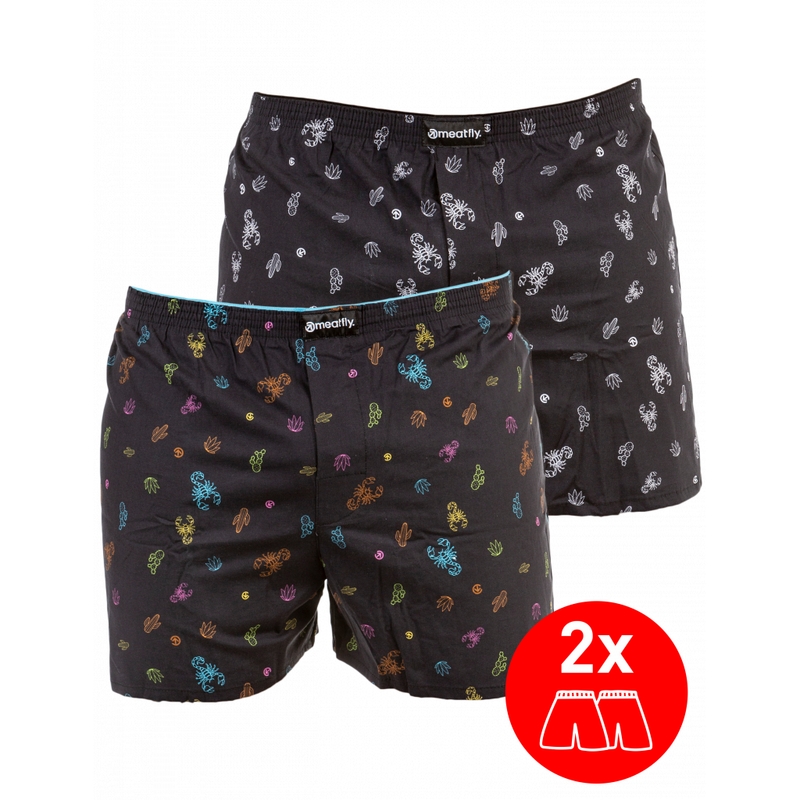 Boxerky Meatfly Agostino Double pack - Sanchez výprodej