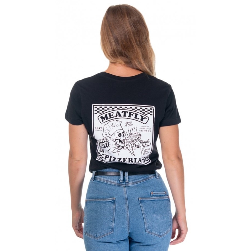 Dámske tričko Meatfly Adena čierne