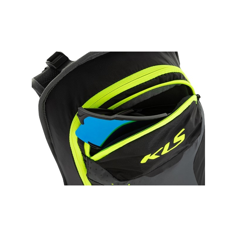 Cyklo ruksak KELLYS Lane 10 l čierno-fluo žltý výpredaj
