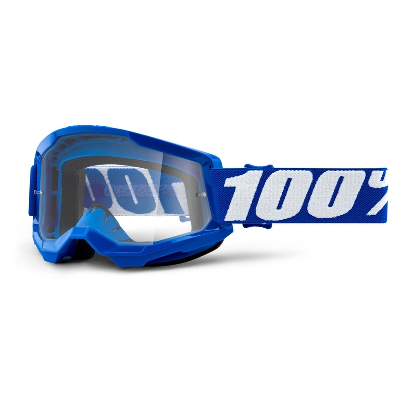 Zjazdové okuliare 100% STRATA 2 modré (čiré plexi)