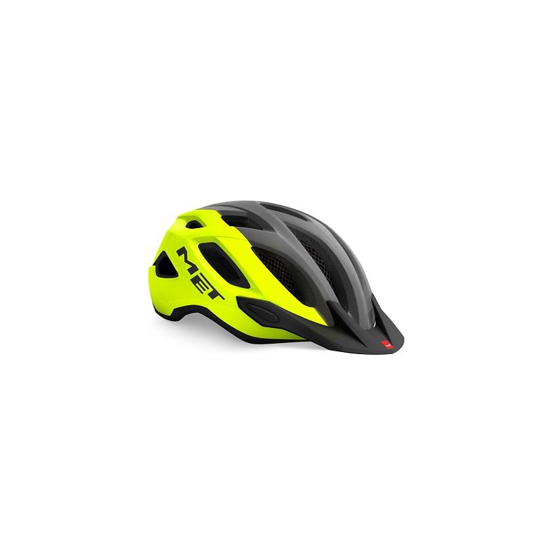 Cyklo přilba MET Crossover šedo-fluo žlutá výprodej