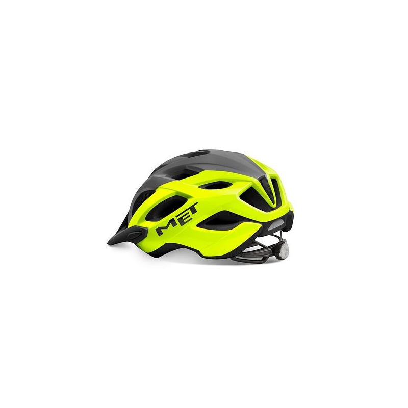 Cyklo přilba MET Crossover šedo-fluo žlutá výprodej