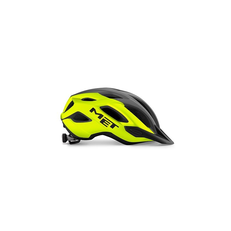 Cyklo přilba MET Crossover šedo-fluo žlutá výprodej