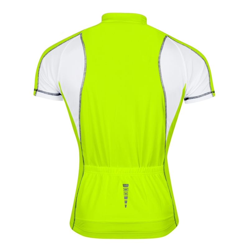 Dres FORCE T10 bielo-fluorescenčo žltý - krátky rukáv výpredaj