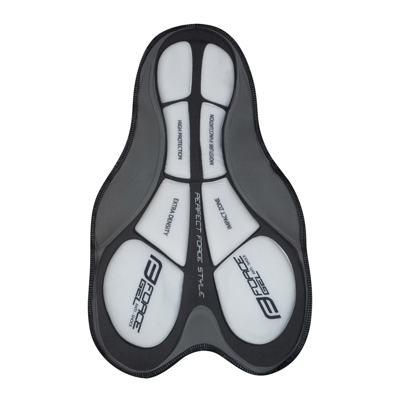 Kraťasy FORCE MTB-11 černé výprodej