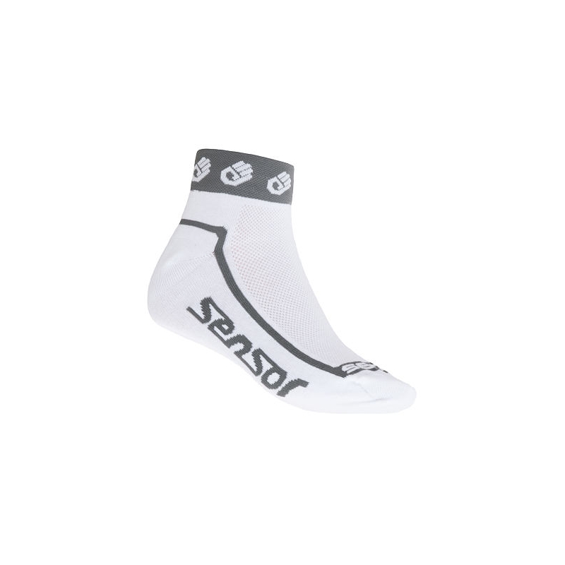 Ponožky Sensor Race Lite Small Hands biele výpredaj