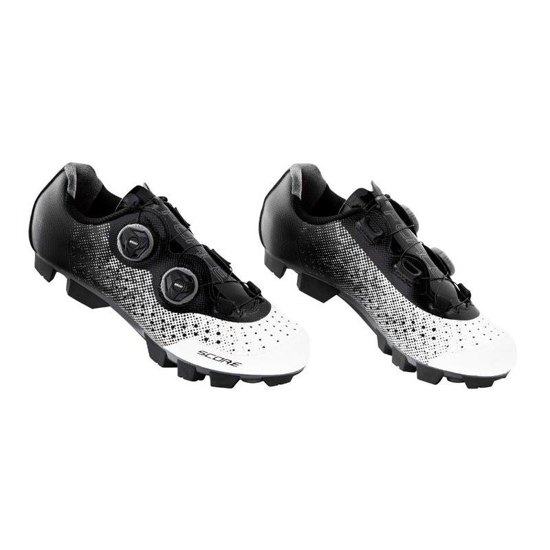 Tretry FORCE MTB Score bílo-černé výprodej