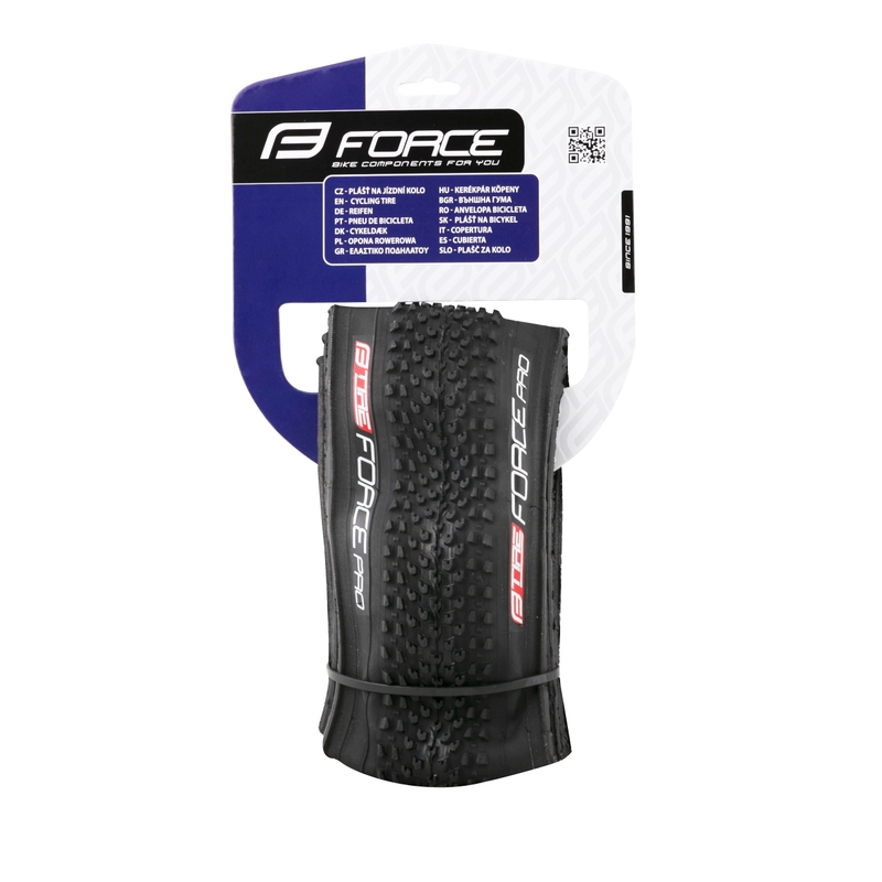 Plášť FORCE PRO 29 x 2,1 Cross Race kevlar černý výprodej
