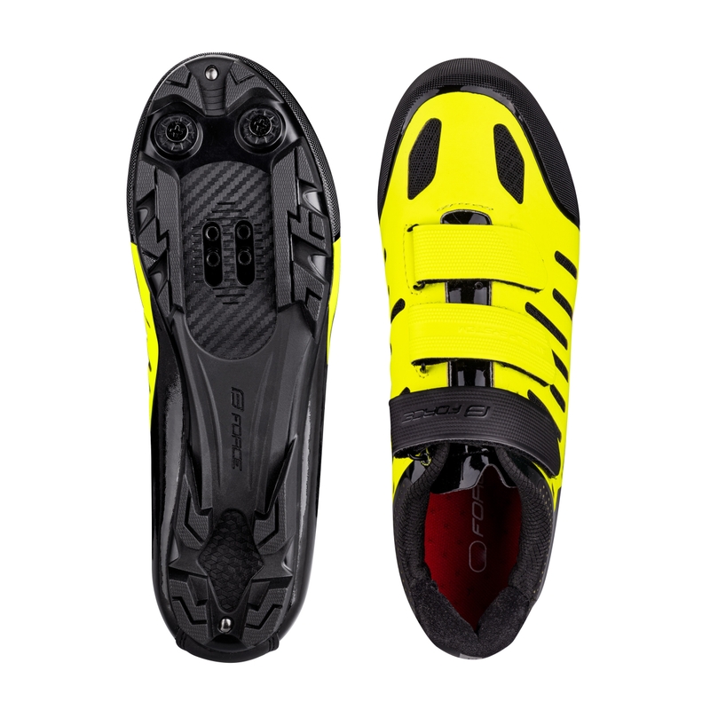 Tretry FORCE MTB Tempo fluo-černé výprodej