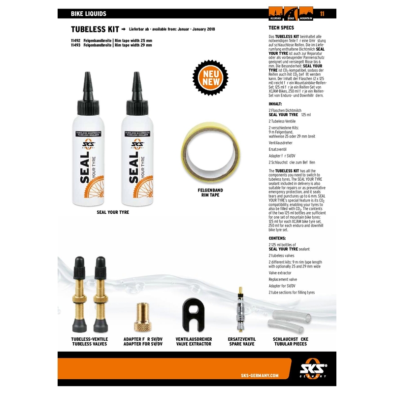 Tubeless kit - Set pre bezdušový systém výpredaj