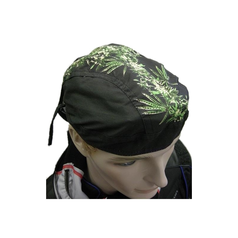 Moto šatka Zanhead-Green leaves