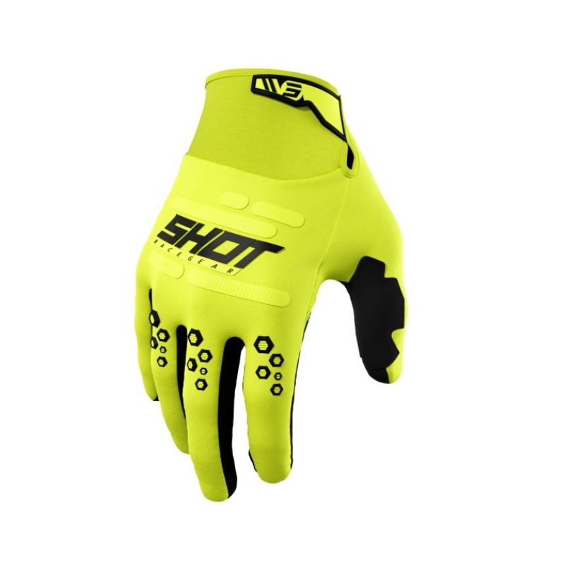Rukavice Shot Vision fluo žlté výpredaj
