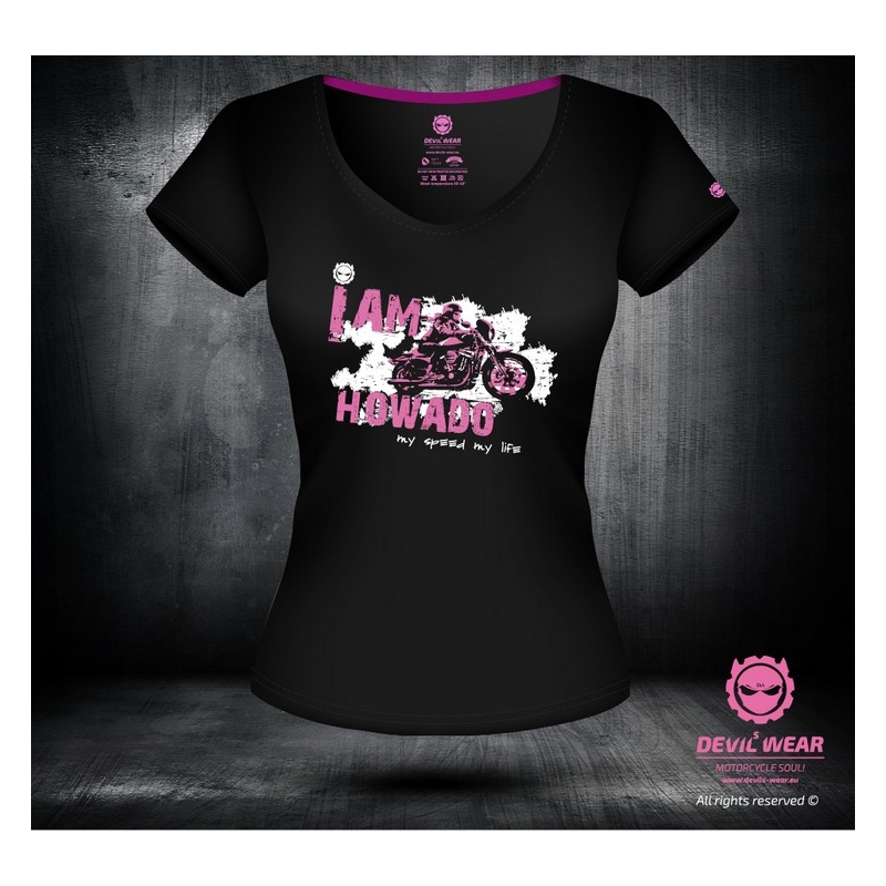 Dámské tričko Devils Wear - I am Howado-my speed my life výpredaj
