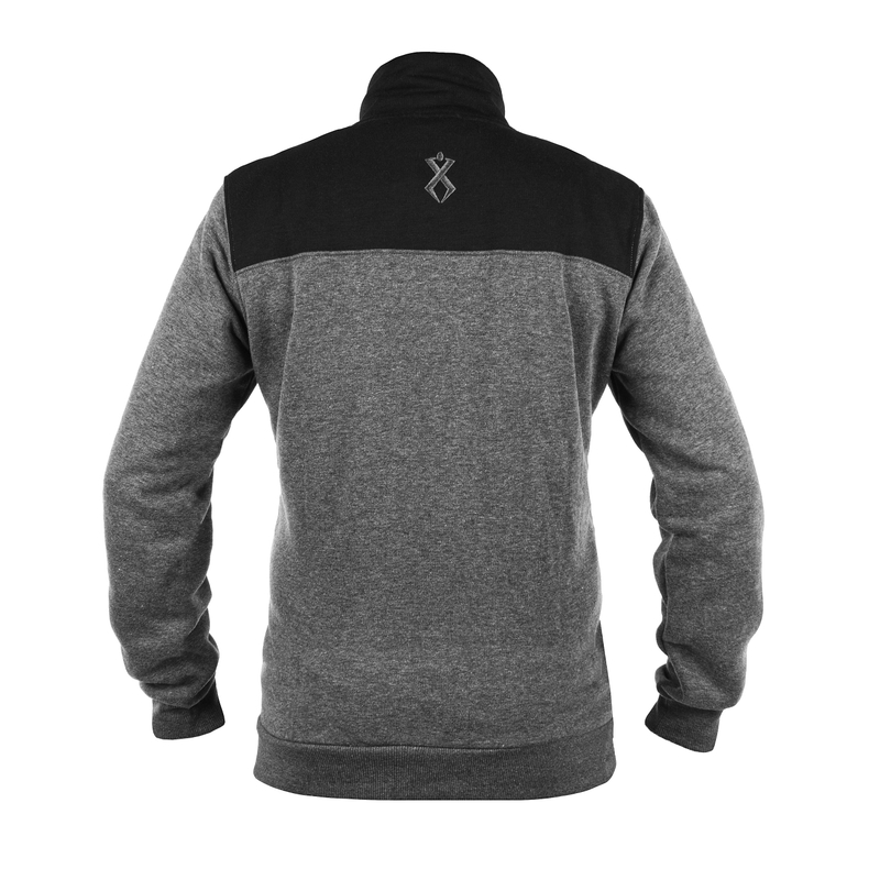 Pánská mikina Rilax Nerr černo-šedá výprodej