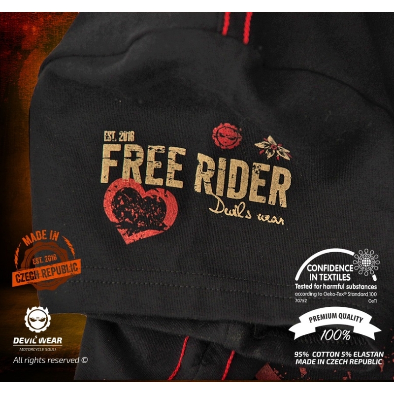 Dámske tričko Devils Wear - Free Rider High Speed Girl