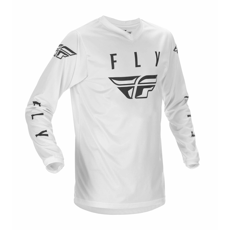 Endruo dres FLY Racing Universal bielo-čierny
