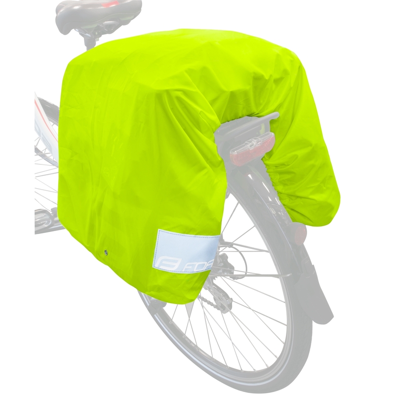 Pláštenka na zadnú tašku FORCE Wrap fluorescenčno žltá