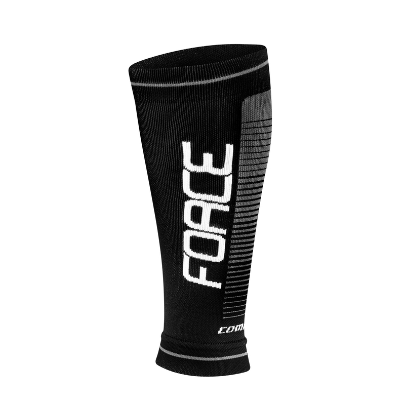 Návleky na nohy FORCE COMPRESS čierno-šedé výpredaj