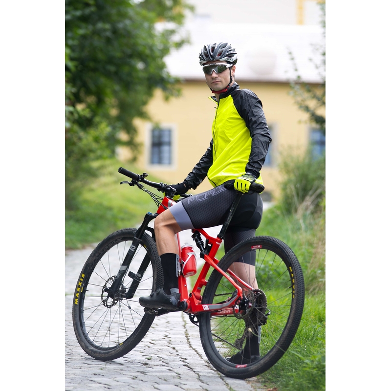Bunda na kolo FORCE Windpro fluo žluto-černá výprodej