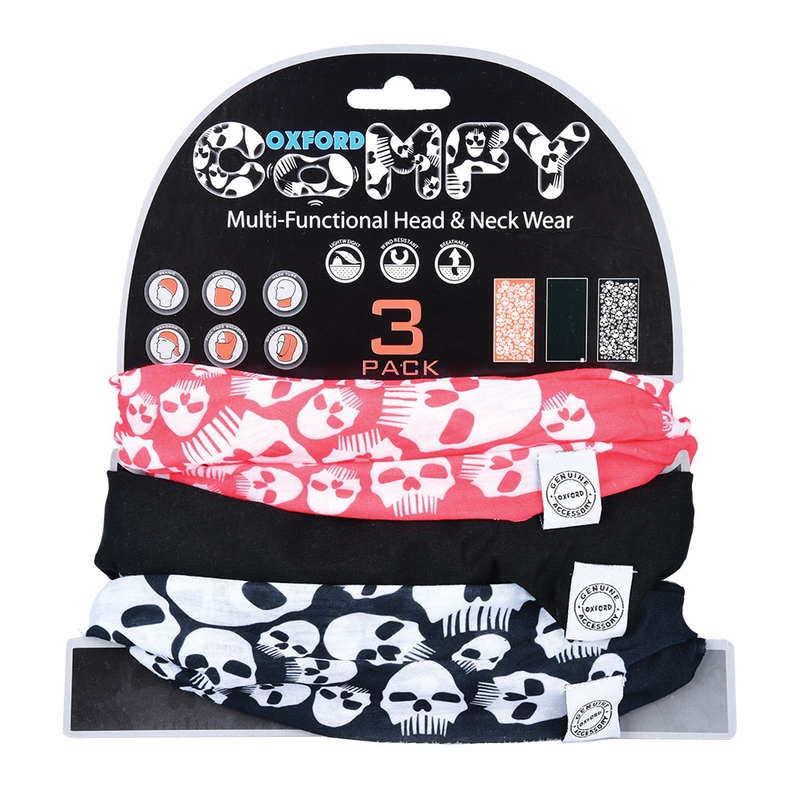 Šátky Oxford Comfy Skulls