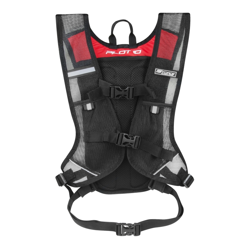Cyklo batoh FORCE Pilot 10 l čierno-červený výpredaj