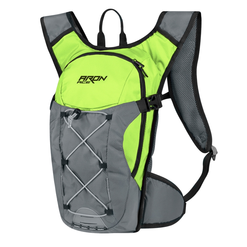 Cyklo batoh FORCE Aron Ace 10 l fluorescenčno zeleno-šedý výpredaj