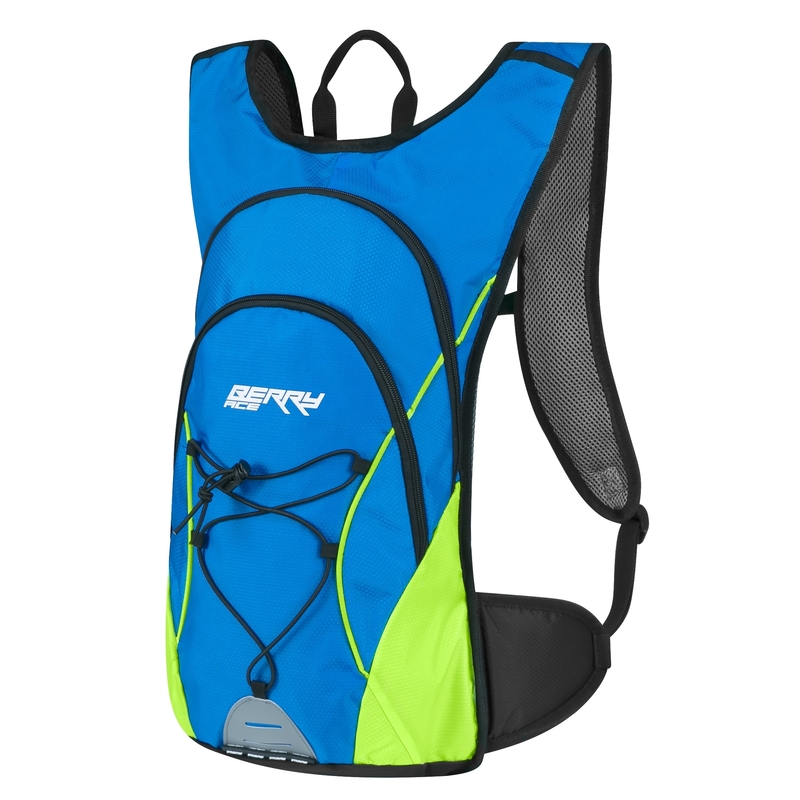 Cyklo batoh FORCE Berry Ace 12 l modro-fluorescenčno zelený výpredaj