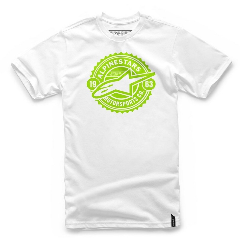 Tričko Alpinestars Quality Seal Tee biele výpredaj
