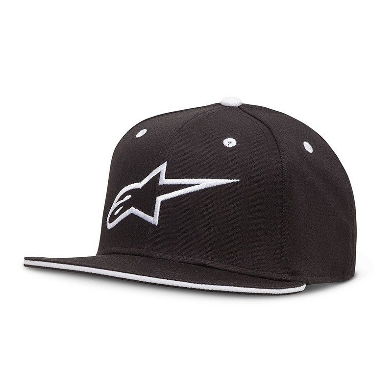Kšiltovka Alpinestars Ageless Flatbill černo-bílá