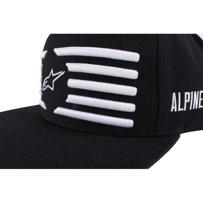 Šiltovka Alpinestars Pressure Snapback čierna