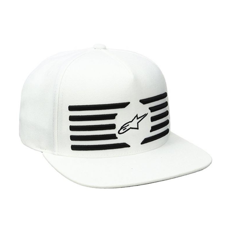 Kšiltovka Alpinestars Pressure Snapback bílá