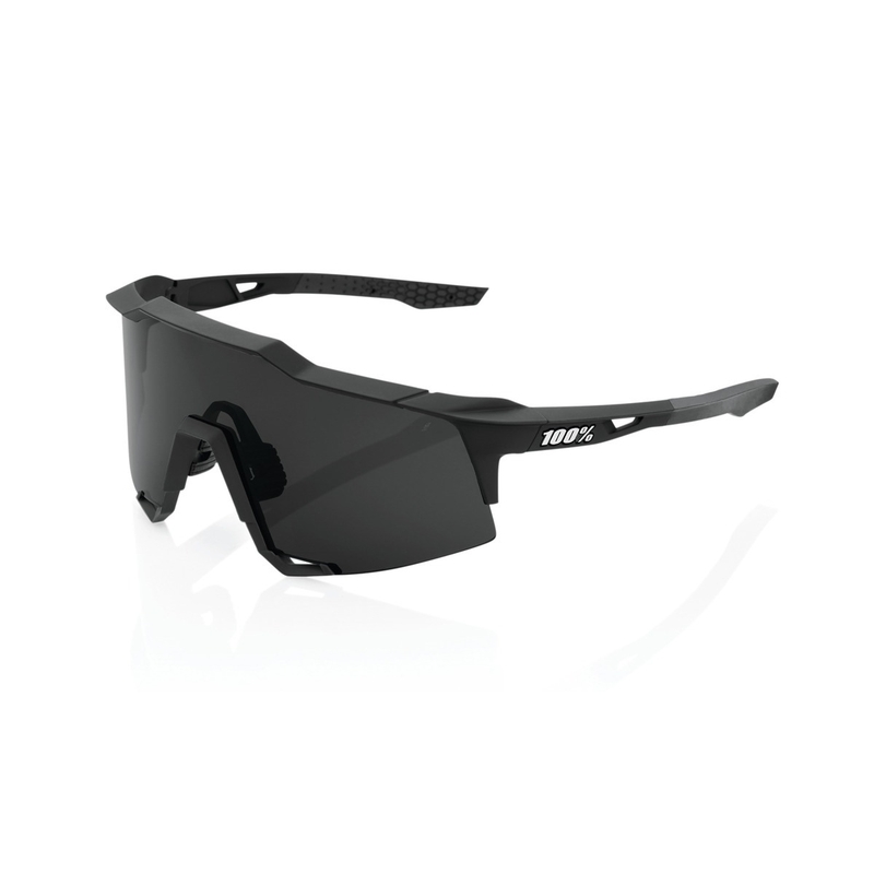 Sluneční brýle 100% SPEEDCRAFT Soft Tact Black černé (kouřové sklo)