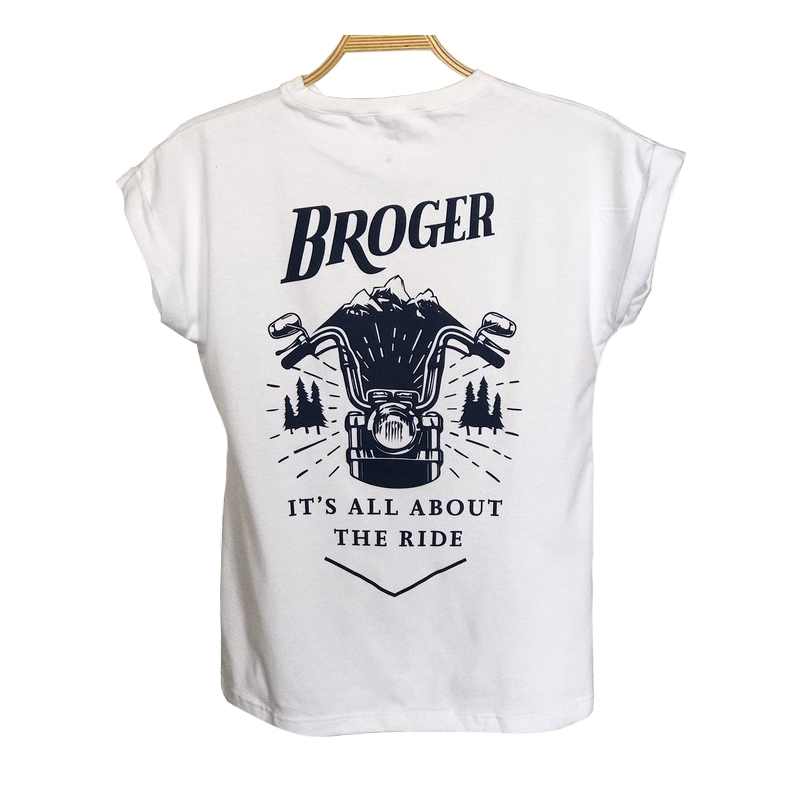 Dámske tričko BROGER Alaska biele