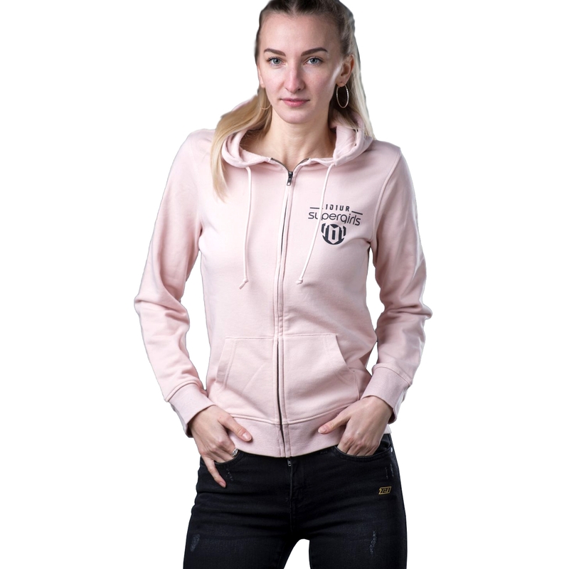 Dámska mikina 101 Riders My Zip Hood ružová výpredaj