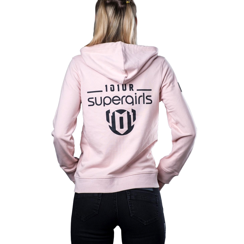 Dámska mikina 101 Riders My Zip Hood ružová výpredaj