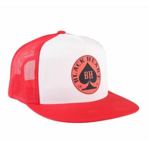 Kšiltovka Black Heart Red Spade