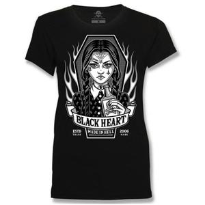 Dámské triko Black Heart Wednesday