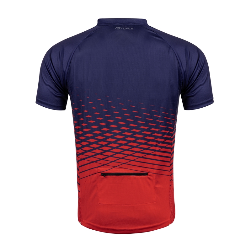 Dres FORCE MTB Angle modro-červený výpredaj