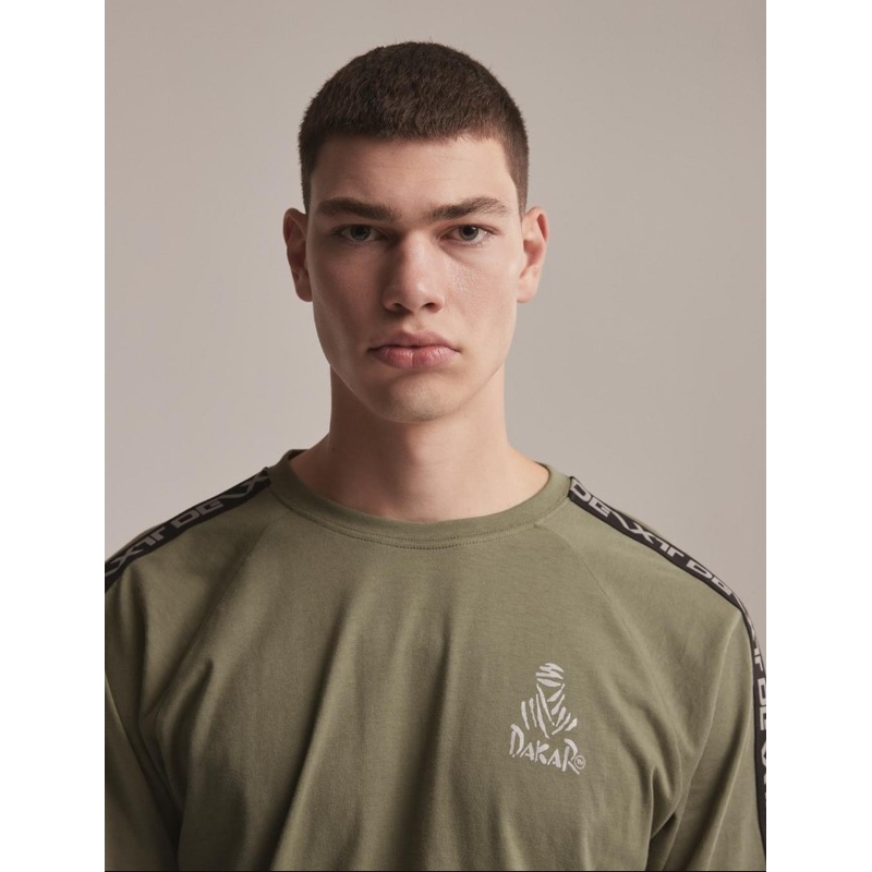 Triko s dlouhým rukávem DAKAR DKR LG STRAP khaki