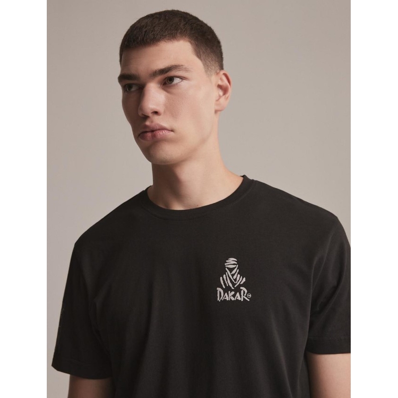 Tričko DAKAR DKR Logo 423 čierne výpredaj