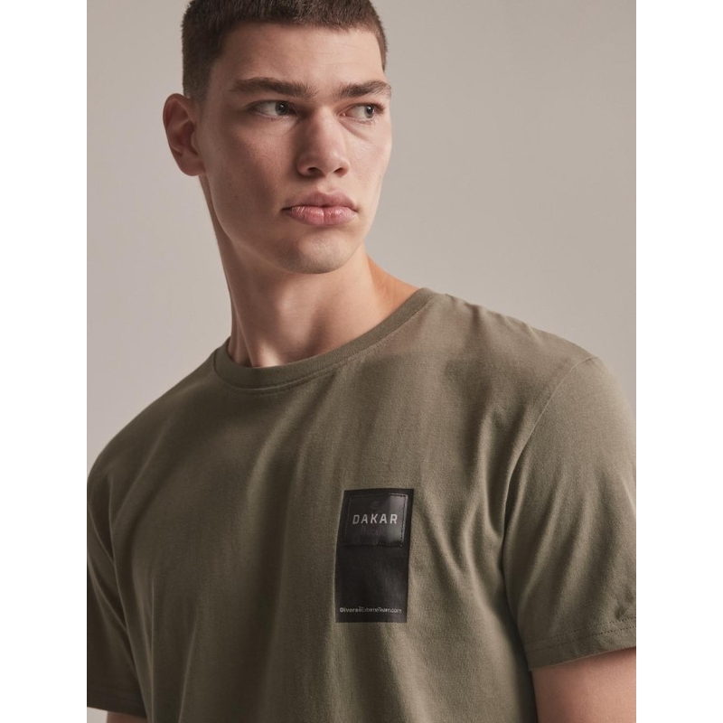 Tričko DAKAR DKR Patch khaki