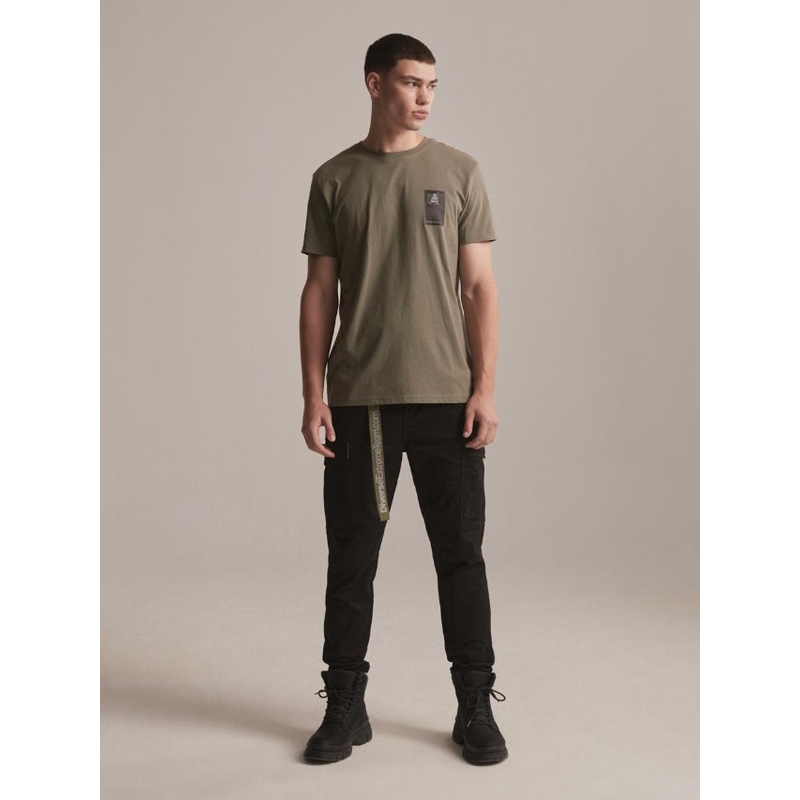 Tričko DAKAR DKR Patch khaki