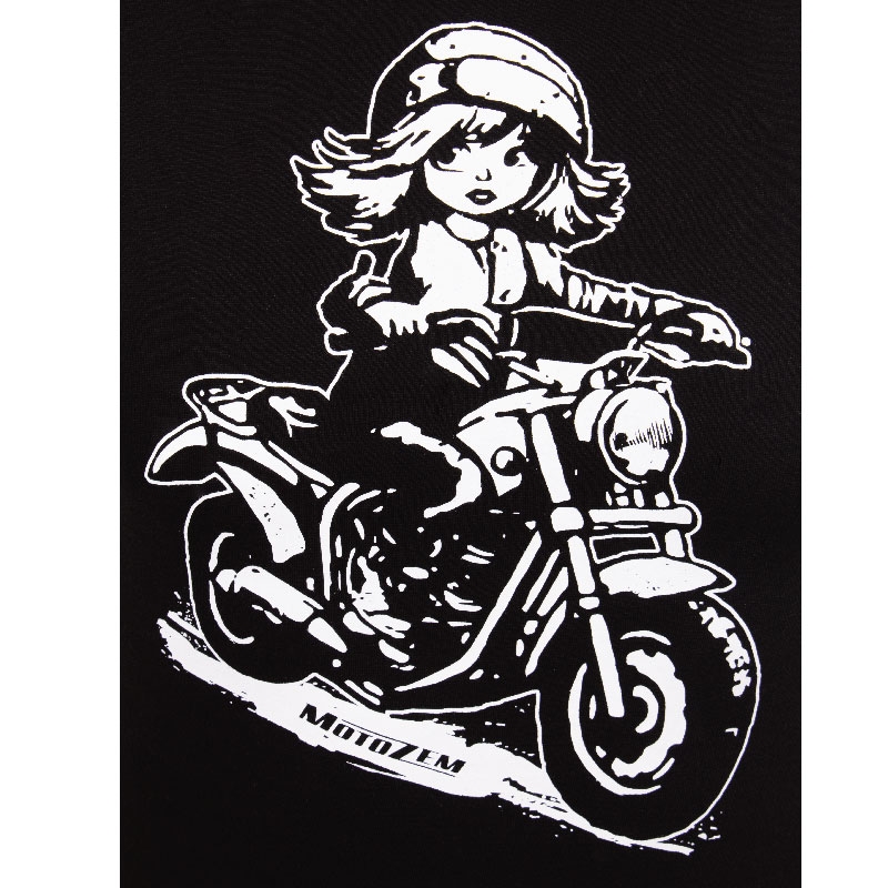 Detské dievčenské tričko MotoZem - Motorkárka
