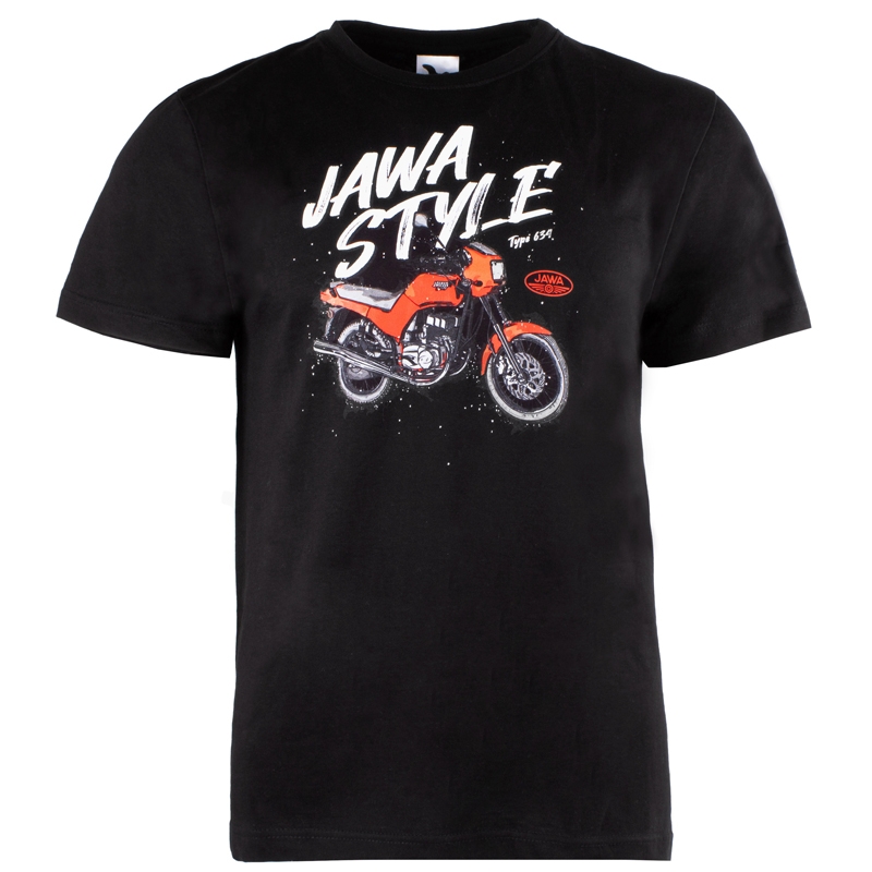 Pánske tričko Jawa style čierne