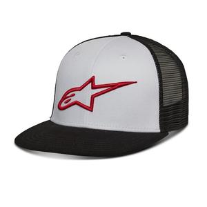 Kšiltovka Alpinestars Corp Trucker bílo-černo-červená