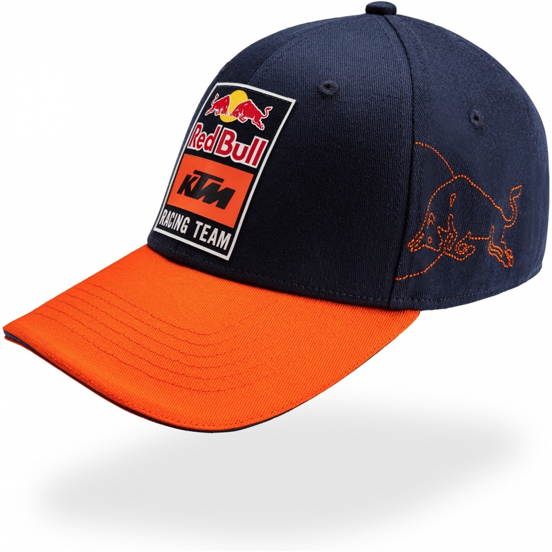 Kšiltovka KTM Pitstop Fitted Cap modro-oranžová