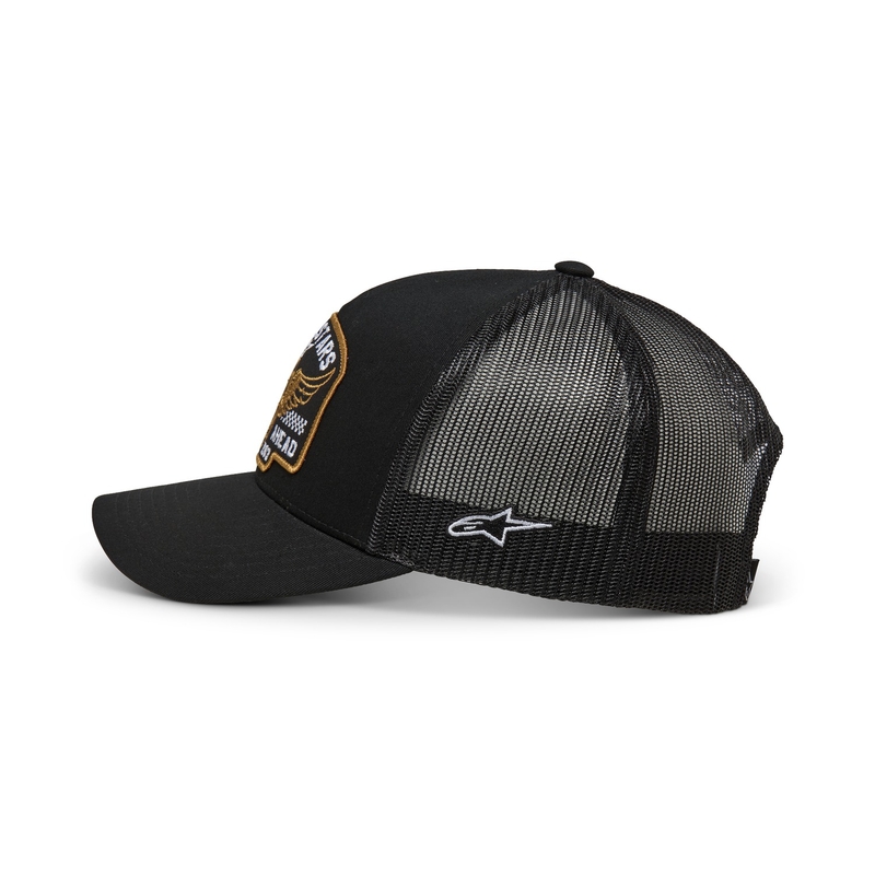 Šiltovka Alpinestars Heritage Patcher čierno-čierna