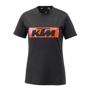 Dámske tričko KTM Camo Tee čierne výpredaj